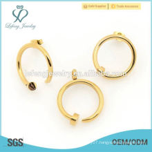 2015 fashion new arrival round gold store designs for jewelry sets